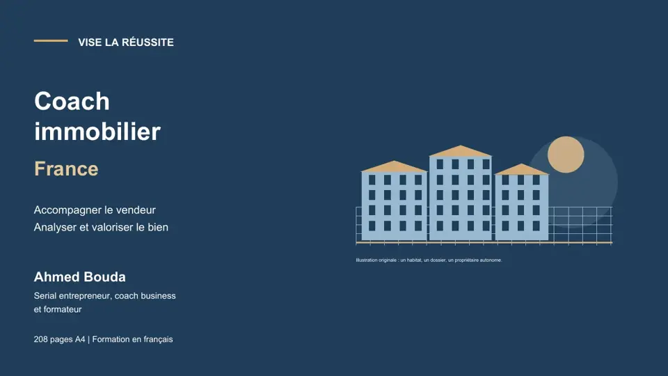 Illustration du parcours Coach immobilier en France