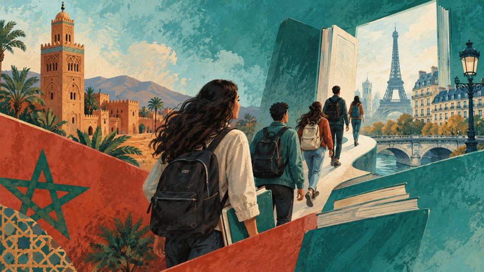 Illustrazione simbolica per : Mobilità studentesca: il Marocco primo paese d’origine in Francia