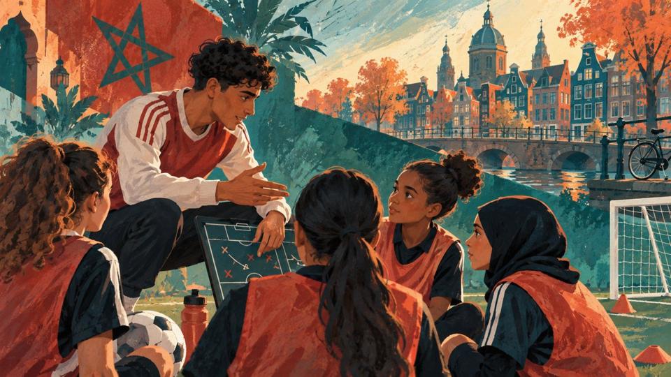 Symbolische Illustration zu : Abdellah Ouazane: Profifußball und Training geben in Amsterdam