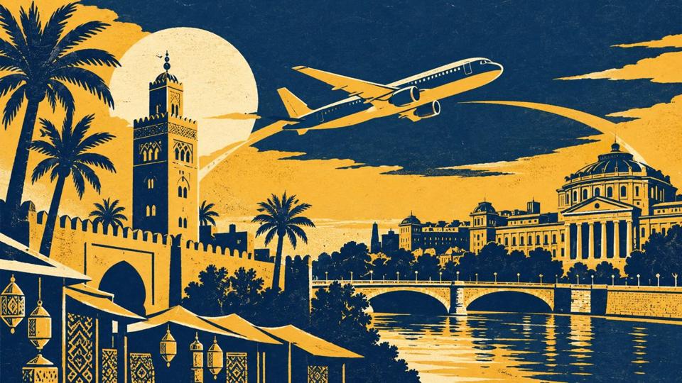 Illustrazione simbolica per : Marrakech-Bucarest: ripresa della rotta annunciata in settembre