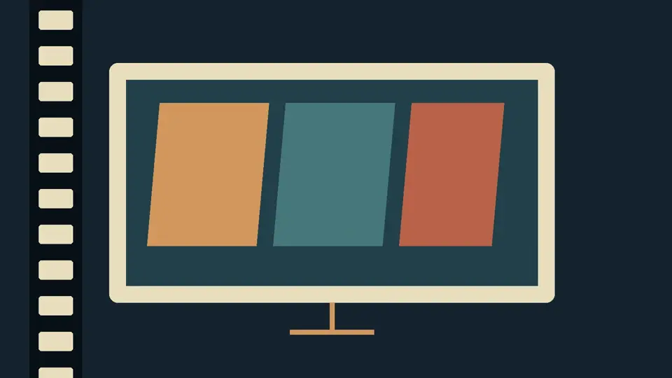 Original composition of filmstrip and screen, a symbolic evocation of cinema, depicting neither the venue nor the director.